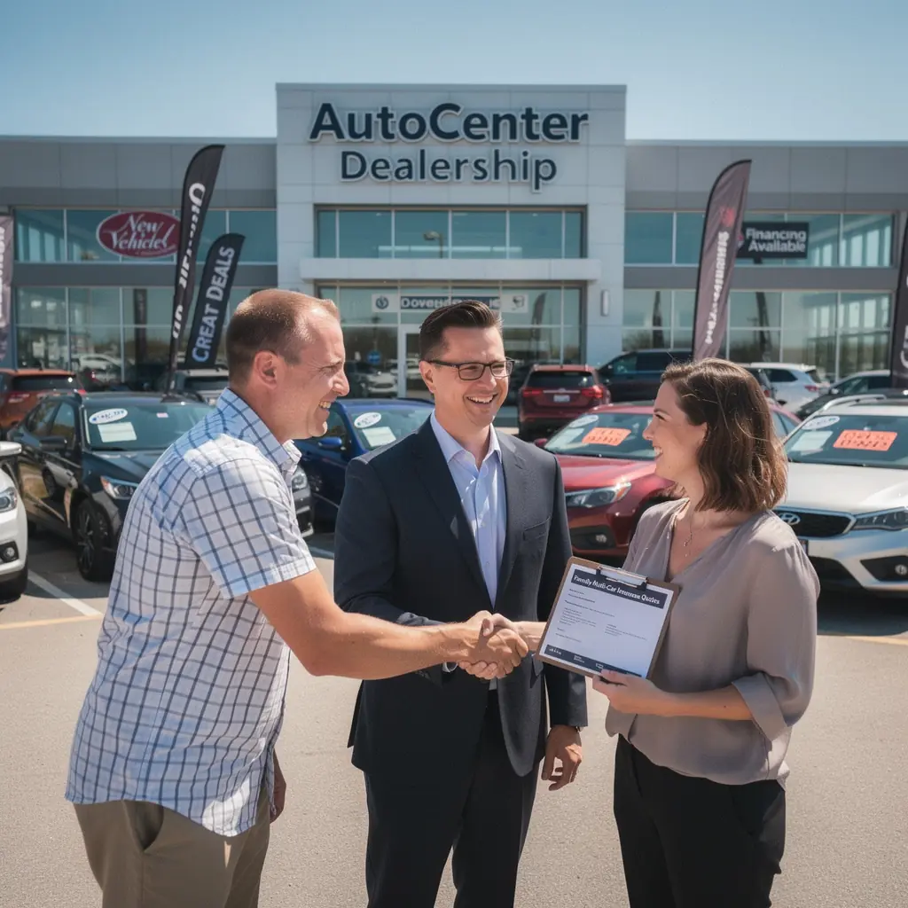 Tabela porównawcza z różnymi opcjami ubezpieczenia samochodu dla rodzin wielopojazdowych